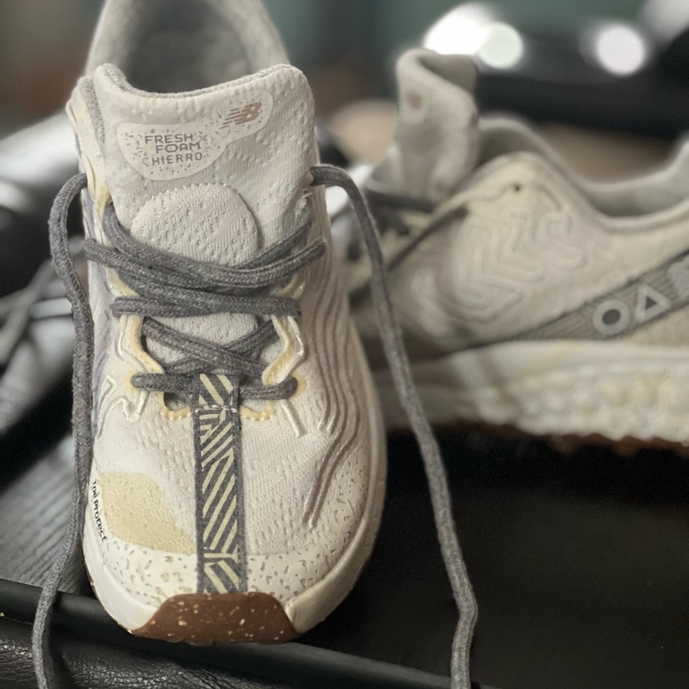 New Balance Fresh Foam Hierro in White and Gray